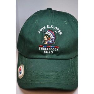 Shinnecock Hills Dad Hat 2018 US Open Golf Course Strapback Green USGA Member NY